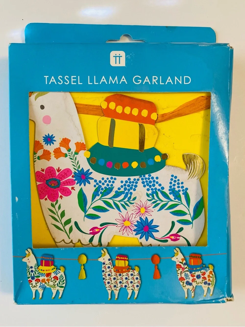 Llama Garland - Colorful Floral Llama Garland